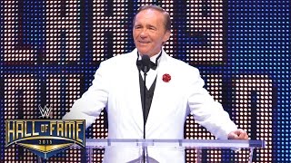 Larry Zbyszko thanks his hero in his WWE Hall of Fame induction speech March 28 2015 [upl. by Noivart266]