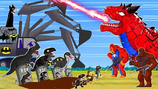 TIẾN HÓA GODZILLA MÁY XÚC của REXY amp Baby Tambatitanis Tyrannosaurus Rex Big Eatie Vs Allosaurus [upl. by Dlared]