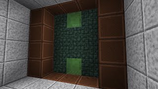 Minecraft 3x4 Compact Piston Door Tutorial 18 [upl. by Nirag74]