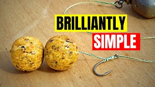 💥 Simple carp rig with TWEAKED inline lead for RIGGY fish [upl. by Kempe]