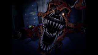 Nightmare Foxy Jumpscare FNaF 4 [upl. by Sada180]