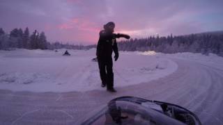 Ice karting Levi finland [upl. by Wichman627]