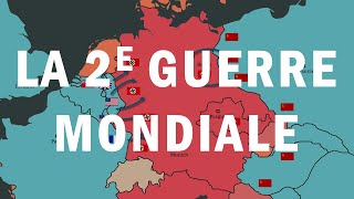 La deuxième guerre mondiale  le résumé [upl. by Eiruam]