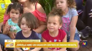 Joinville oferece 498 vagas gratuitas em centros de ensino infantil [upl. by Sirtaeb]