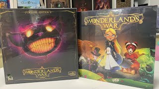 Wonderland’s War Deluxe Edition Unboxing [upl. by Kenlay]