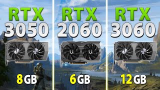 RTX 3050 vs RTX 2060 vs RTX 3060  Test in 9 Games [upl. by Marih]