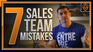 7 Mistakes Sales Managers Make [upl. by Ahsiekam]