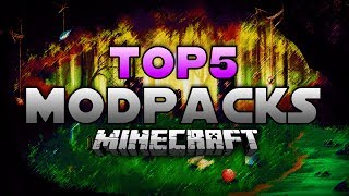 TOP 5 MINECRAFT MODPACKS DeutschHD [upl. by Isyak]