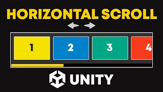 Horizontal Scroll unity  How To Create Horizontal Scroll in unity [upl. by Yeblehs]