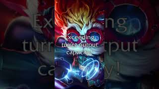 EN Heimerdinger  quotExceeding turret output capacityquot  Attack voice line [upl. by Suivatco]