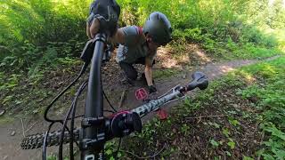 HYDROCUT TRAIL HYDRO CORRIDOR Down Tube trail Rocky Mountain trail and Scrambler [upl. by Venditti]