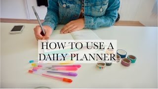 How I Use My Daily Planner  GIVEAWAY [upl. by Alenairam695]