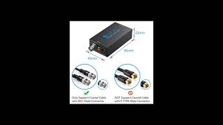 eSynic SDI to HDMI Converter Mini 3G SDI HDMI Adapter Full HD 1080P SDI to HDTV Audio Converter [upl. by Hertzfeld]