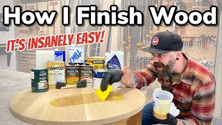 What Wood Finish Should You Use  Impossible to Screw Up Finishing Method [upl. by Shore360]