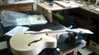 Building an Archtop Jazz Guitar 2012 [upl. by Odnama]