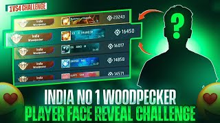 INDIA NO 1 WOODPECKER PLAYER 🔥 1 VS 4 ONLY WOODPECKER CHALLENGE amp FACE REVEAL🤫  GARENA FREE FIRE [upl. by Elockcin396]