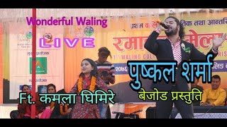 Pushkal Sharma  पुष्कल शर्मा  LIVE  Hit Lok Songs  Ramailo Mela  In Wonderful Waling [upl. by Ahsoj]