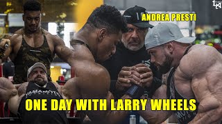 ANDREA PRESTI amp LARRY WHEELS  UNA GIORNATA CON UNO DEGLI UOMINI PIÙ FORTI CHE ABBIA MAI VISTO [upl. by Leahcimnhoj]