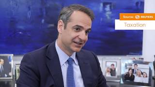 Kyriakos Mitsotakis Interview on Reuters [upl. by Britni]