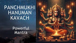 Remove Negative energy with this powerful mantra  Panchmukhi Hanuman Kavach [upl. by Atsedom]