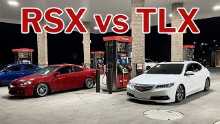 RSX vs TLX J35 v6 against Tuned K20z1 [upl. by Pollack381]