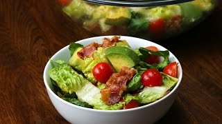 Bacon Lettuce Tomato and Avocado Salad [upl. by Belia]