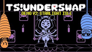 Underswap MUFFET Boss Fight  TSUNDERSWAP V2 STARLIGHT ISLE  UNDERTALE FANGAME [upl. by Elvera]