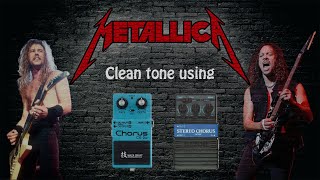 Metallica clean tone using Boss CE2w and Arion SCHZ playing One Intro [upl. by Clerk]