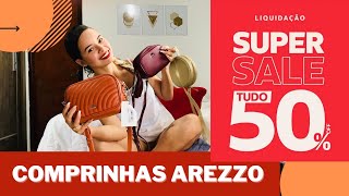 Comprinhas Arezzo Bolsas com cupom de desconto Liquidação total [upl. by Catina]