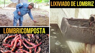 Producción de Humus y Lixiviado de Lombriz para la Agricultura Ecológica [upl. by Eedoj]