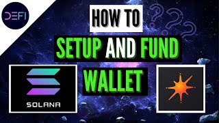 Setting Up a Solana Wallet amp Adding Funds [upl. by Eikram884]