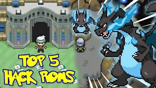 TOP 5 HACK ROMS DE POKEMON PARA GBA COMPLETOS EN ESPAÑOL CON MEGAEVOLUCIONES 2024 ANDROID Y PC [upl. by Rosecan]