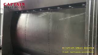 Water curtain water spinning cabinet  Spray booths [upl. by Mendie]