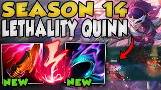 THE NEW LETHALITY ITEMS MAKE ASSASSIN QUINN STRONGER THAN EVER SEASON 14 ONE SHOT META [upl. by Jessi747]