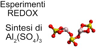 Sintesi del Solfato di Alluminio tramite reazione REDOX DIY [upl. by Clara]