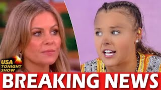 JoJo Siwa discusses the Candace Cameron Bure feud stating that he would not greet her if he saw her [upl. by Lody535]