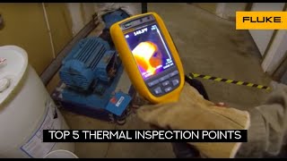 Top 5 Thermal Inspection Points on an electrical motor  discovering energy waste [upl. by Yrtsed]