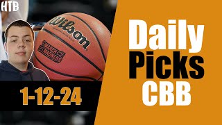 CBB Picks 11224  College Basketball Predictions and Betting Preview [upl. by Bathilda]