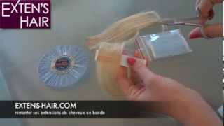 Comment remonter ses extensions en bandes  EXTENS HAIR tuto [upl. by Atteiram]