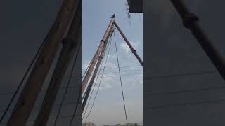 Bridge PilingFoundation WorkPercussion Method tremie lowering and concreting [upl. by Yllatan8]