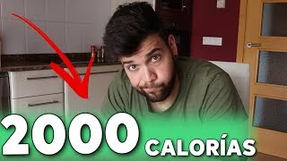 Como se ven 2000 calorías  2000 calorías en comida [upl. by Aniuqaoj]