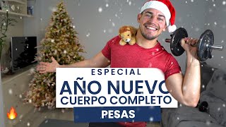 🎄RUTINA de EJERCICIOS en CASA especial NAVIDAD  EJERCICIOS en casa para BAJAR de PESO PRINCIPIANTES [upl. by Eelram218]