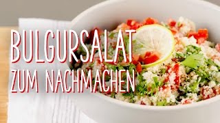 Libanesischen Bulgursalat selber machen [upl. by Atnim]