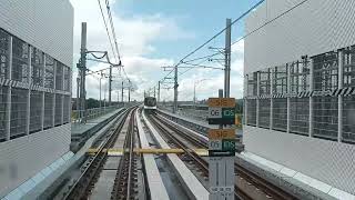 REM Brossard to Gare Centrale Timelapse Front View [upl. by Gibeon]