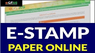 EStamp Paper online EStamp कैसे निकालते है Step By Step E STAMP PAPER HARYANA Stamp paper net [upl. by Emery]