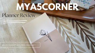 Planner Review Let’s Bloom by MyA5Corner [upl. by Channing289]