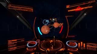 Elite Dangerous  How to escape a pirate interdiction on PS4 walkthrough help [upl. by Odraboel131]