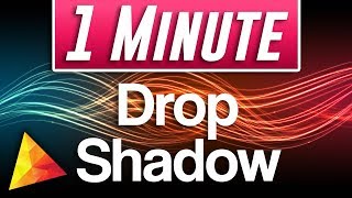 Hitfilm Express  How to Add Drop Shadow to Image or Text [upl. by Publias979]