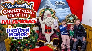 Enchanted Christmas Grotto at Drayton Manors Christmas Wonderland Event Nov 2023 4K [upl. by Sadinoel]