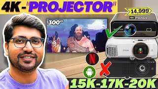 4K Android🔥Best Projector Under 20000🔥Best Projector In 2024🔥Best Projector Under 15000 In India [upl. by Ranite449]